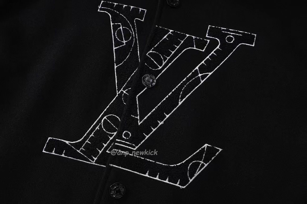 Louis Vuitton X Nba Leather Basketball Jacket Black (4) - www.newkick.vip